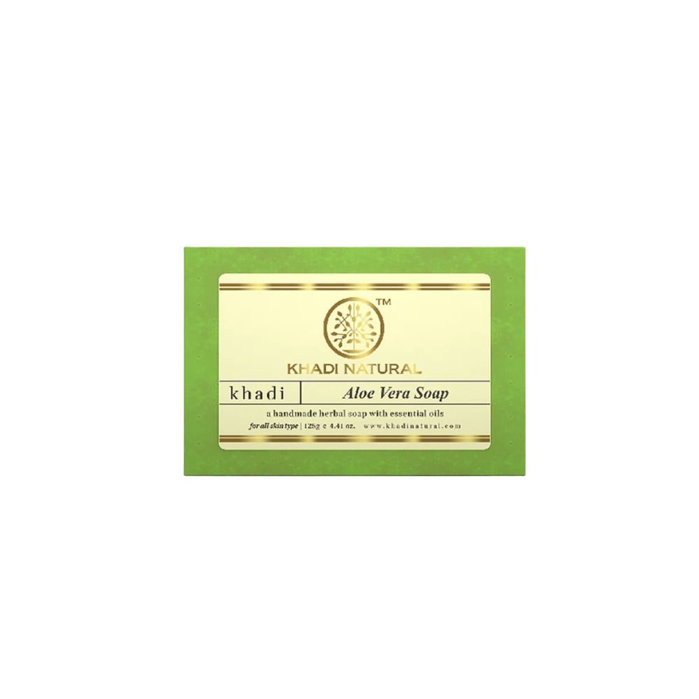 Khadi Natural Herbal Aloevera Soap | 125 G