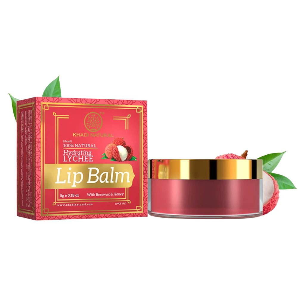 Khadi Natural Lychee Lip Balm | 5 G