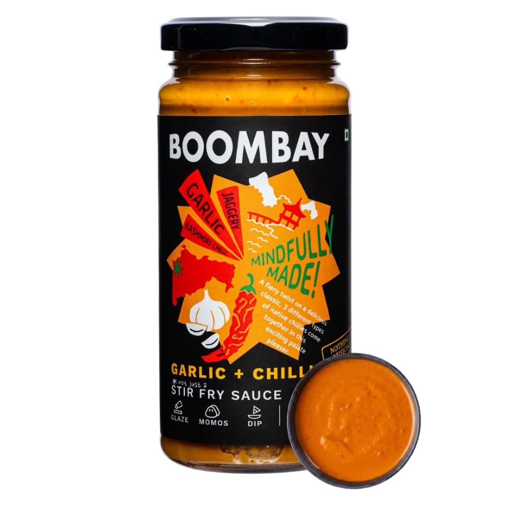 Boombay Garlic + Chilli Stir Fry Sauce |  250gm
