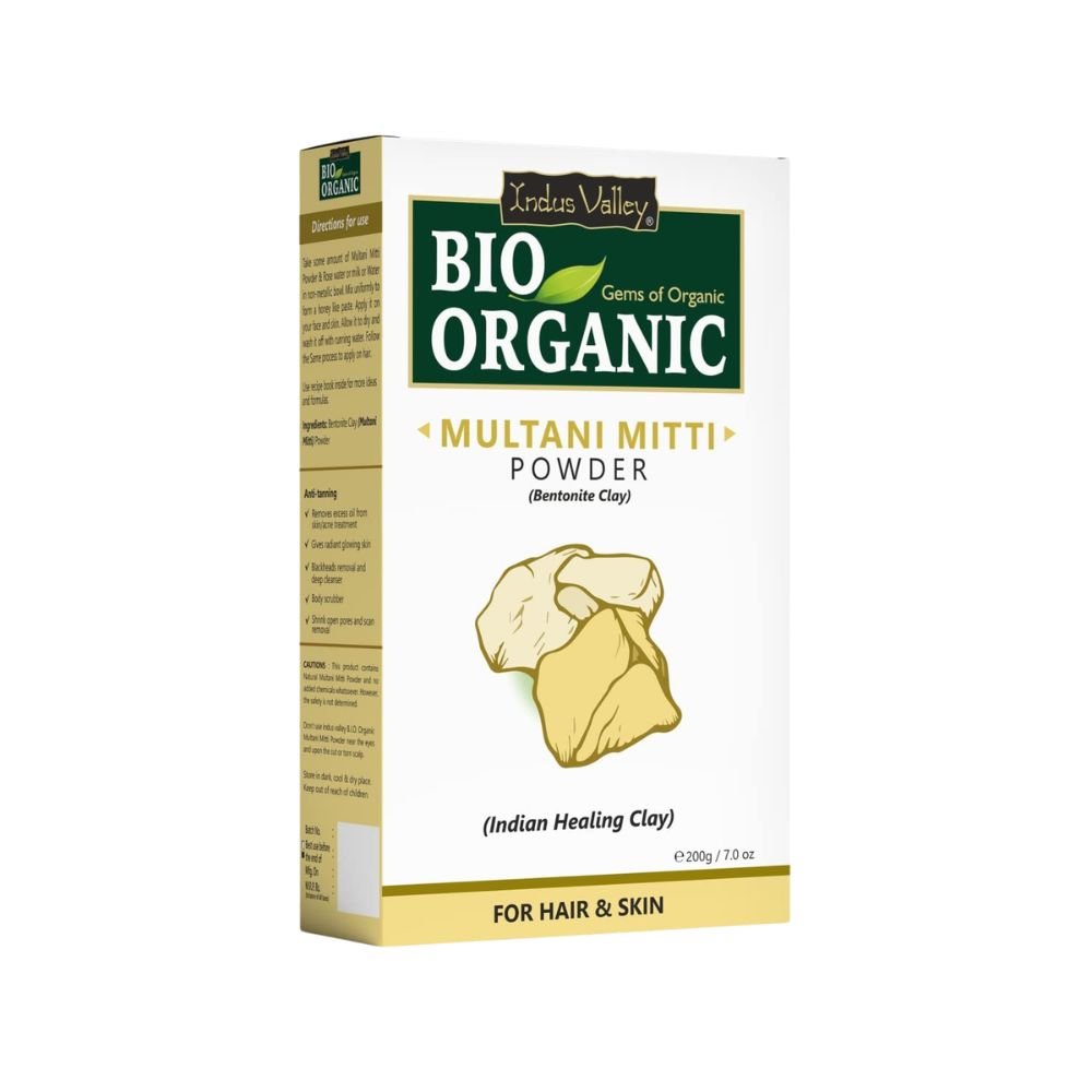 Indus Valley Bio Organic Multani Mitti Powder 200gm