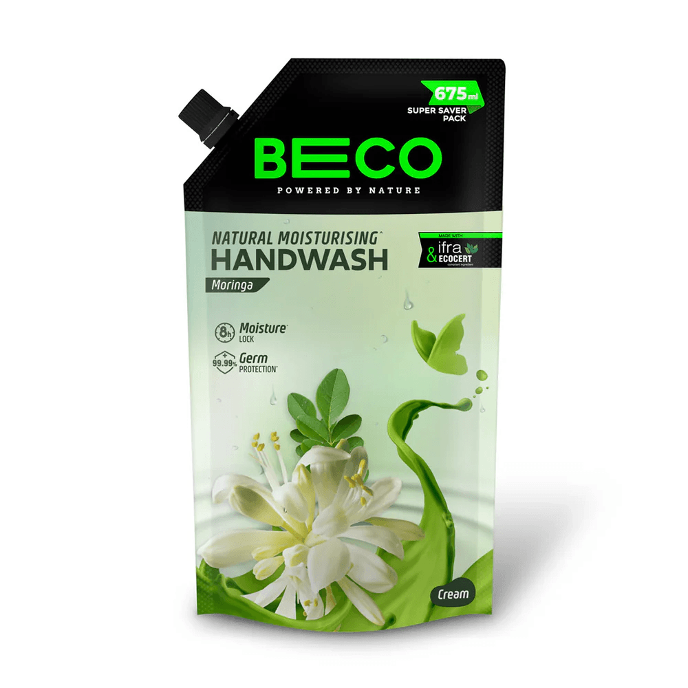 Natural Moisturising Handwash Moringa 675ml – BECO