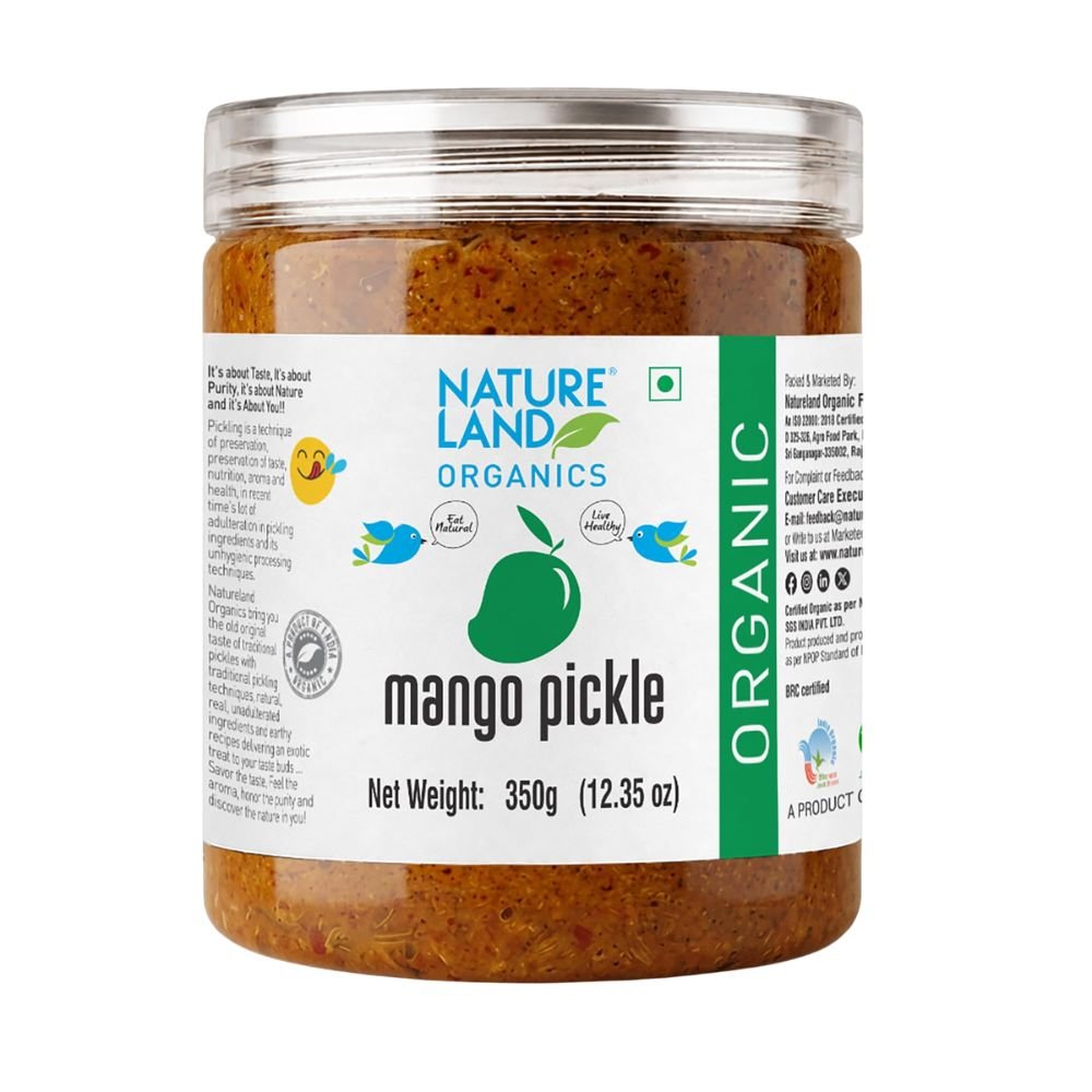 Natureland Organic Mango Pickle | 350 G