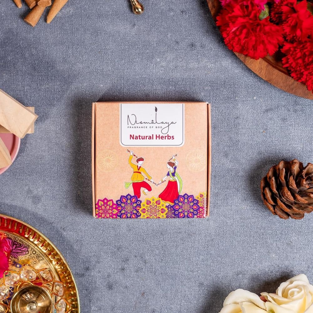 Nirmalaya Natural Herbs Incense Cones | 40 Each Pack
