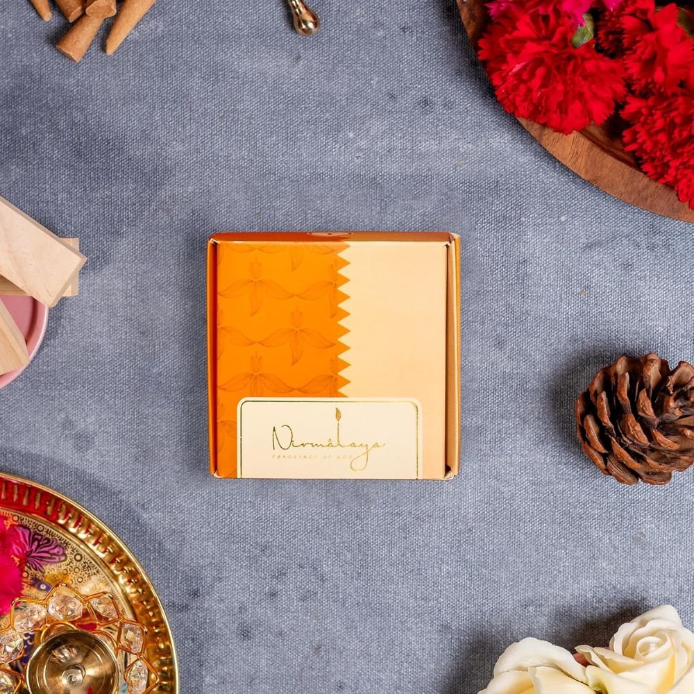 Nirmalaya Premium Backflow Sandalwood (Chandan) Incense Cones | 40 Each Pack