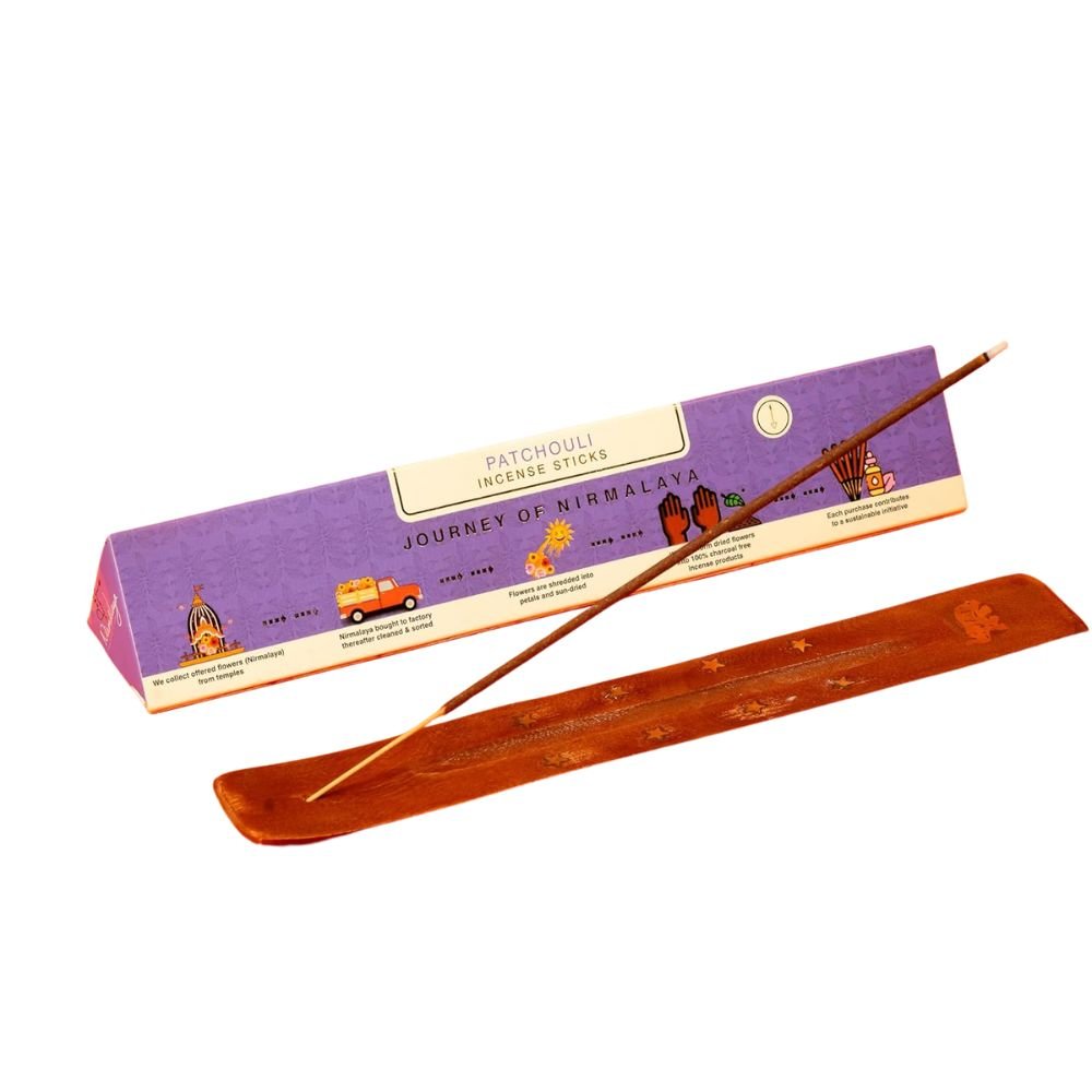 Nirmalaya Premium Patchouli Incense Sticks | 40 Each Pack