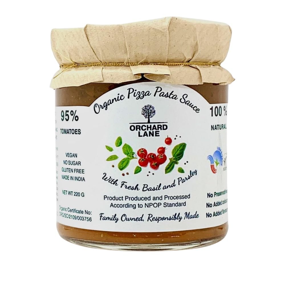 Orchard Lane Organic Arrabbiata Italian Pizza & Pasta Sauce | 200gm