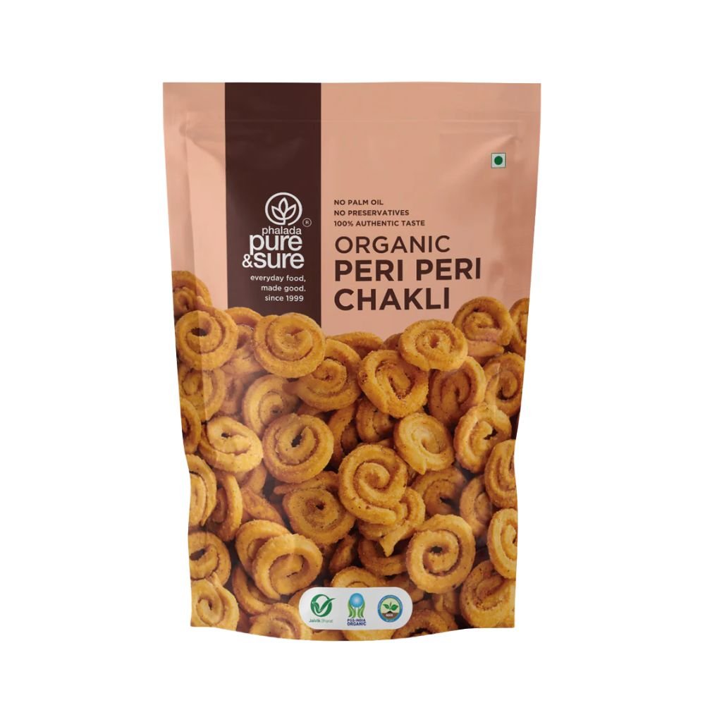 Pure & Sure Organic Peri Peri Chakli | 150gm