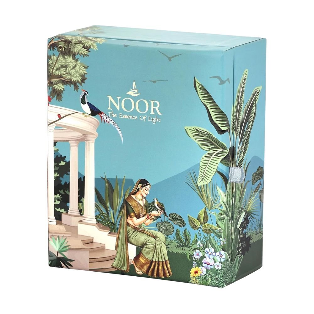 Prosperro Lumo By Parkash Candles Noor Luxury Scented Candle Gift Set – Soy Wax Jar Candles With Floral & Earthy Fragrances | Premium Wellness Collection | 4 Pcs