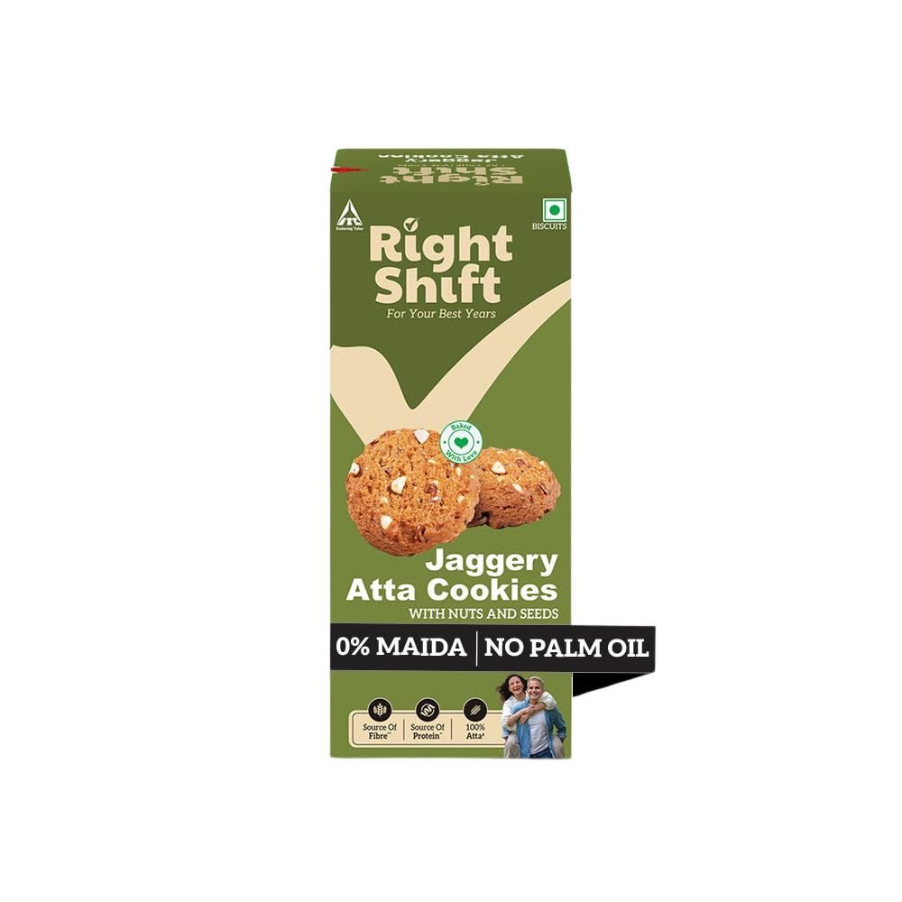 Right Shift Jaggery Atta Cookies | 120gm