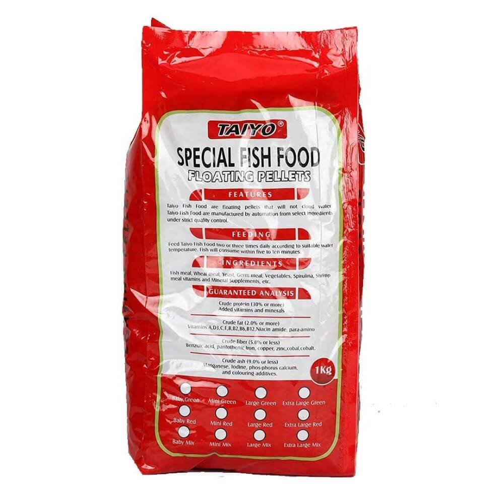 Fish feed pellets for all life stages aquarium fish food 1kg