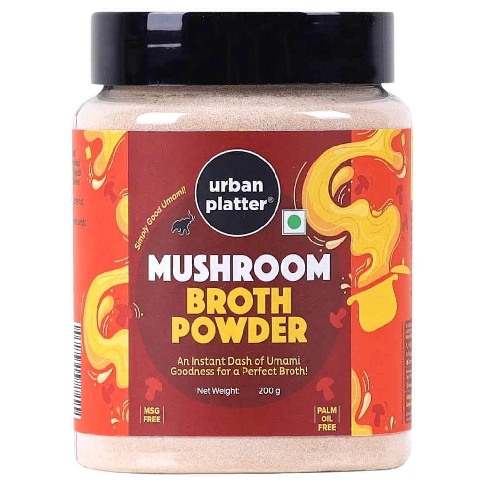 Mushroom Bouillon & Broth Powder | 200 g (Plant-Based | Instant Soup Base | MSG-free | Umami-Rich)