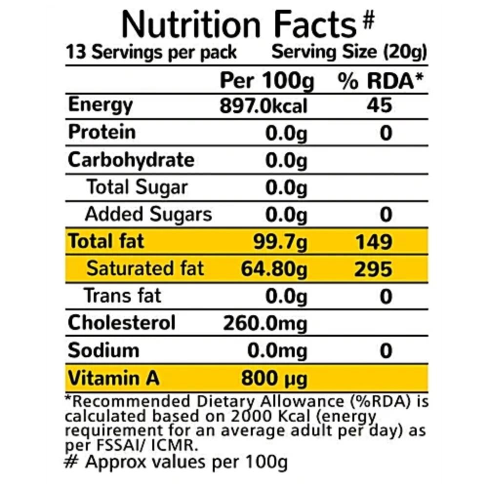 Akshayakalpa Cow Ghee 195 ml Bottle – Traditional Cow Ghee