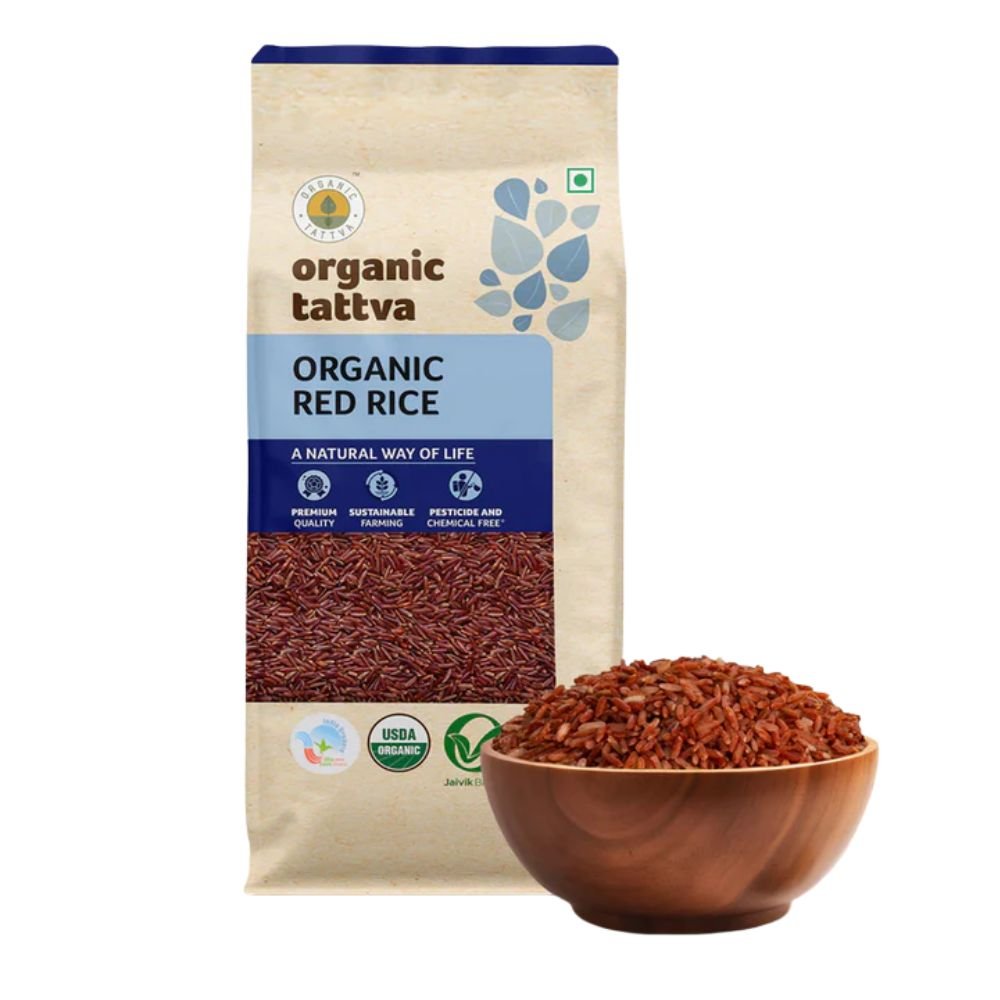 Organic Red Rice 1 Kg _ Organic Tattva Red Rice