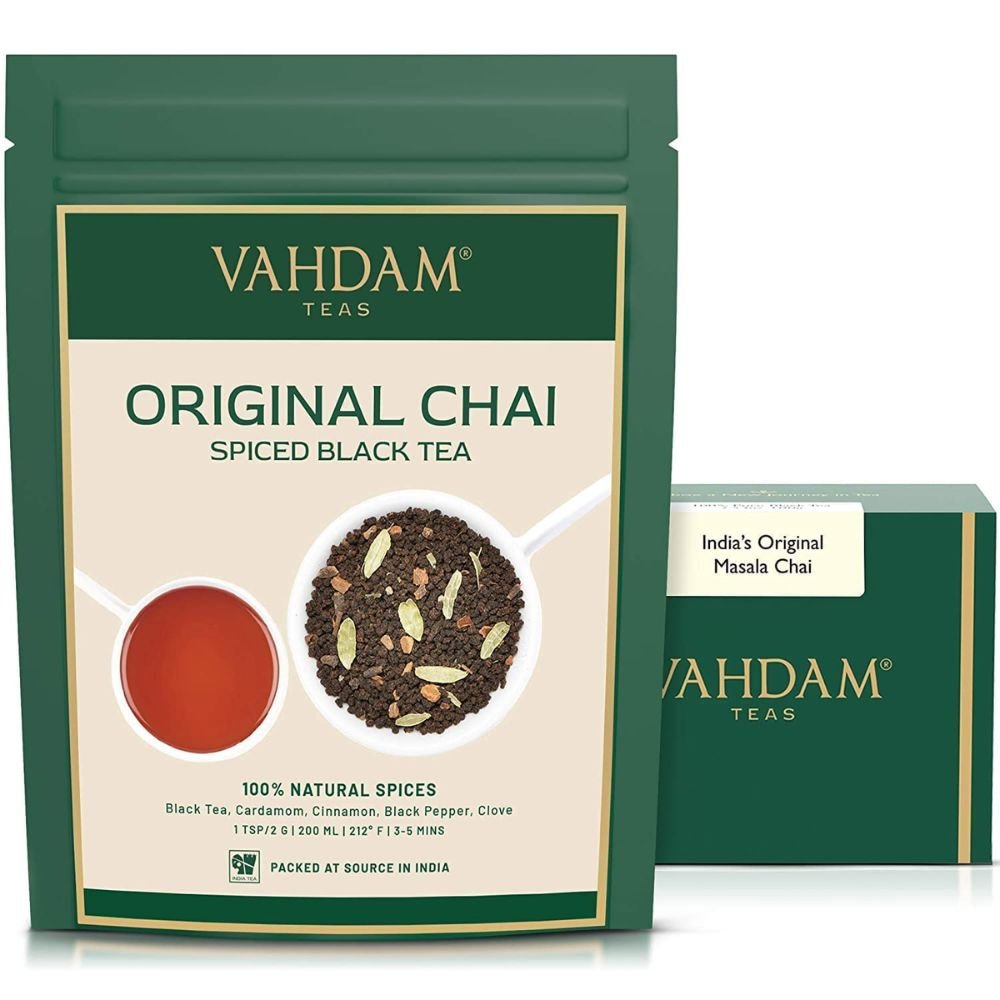 VAHDAM Original Chai Spiced Black Tea 100g – Authentic Masala Chai