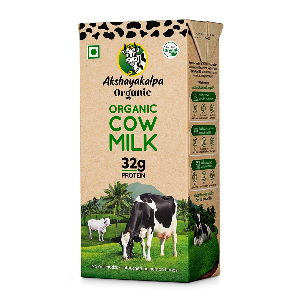 Akshayakalpa Organic Cow Milk- 32 g
